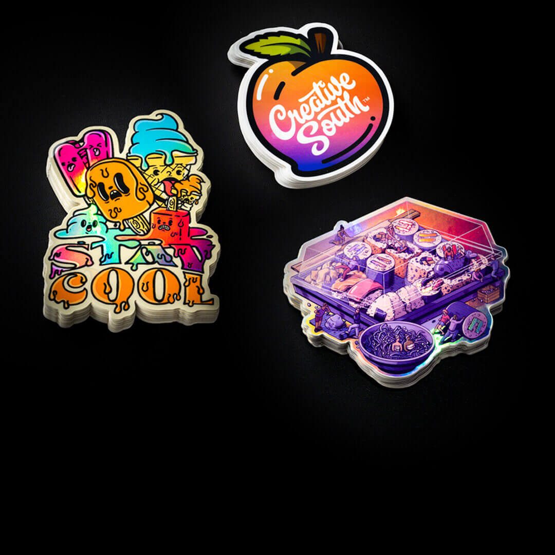 Stickerark med flere motiver